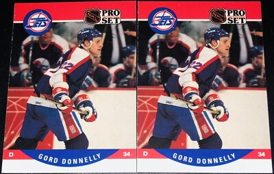 Gord Donnelly 1990-91 Pro Set #560 Winnipeg Jets