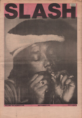 Slash - Volume 2 - Number 1 - Sept 1978 [USA] - Magazine - Punk - Peter Tosh