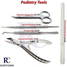 Chiropody Manicure Pedicure Toenail Care Ingroen Cutter Cuticle Instruments Set