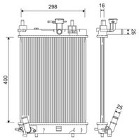 Valeo KüHler WasserküHler MotorküHler FüR Daihatsu Cuore VII L275 L285 L276