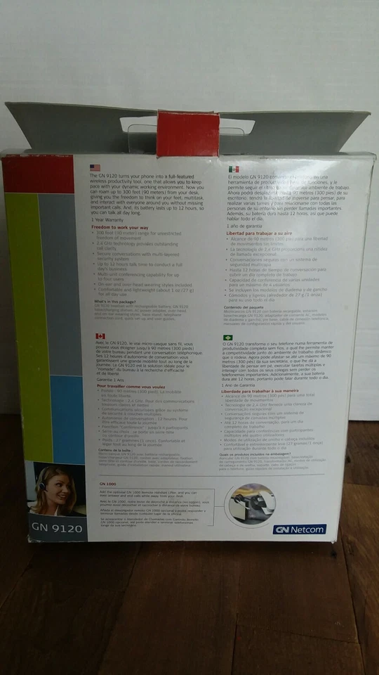 Wireless Office Headset NIB GN Netcom #7721 - Image 2 of 4