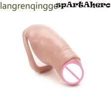 Small Locking Chastity Cage Simulation Cage Restraint Abstinence Anti Cheating