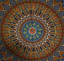 Grateful Dead Dancing Bear Tapestry  60" 96". Vibrant 3D.