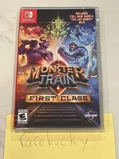 Monster Train First Class (Nintendo Switch) NEW SEALED Y-FOLD MINT, RARE LRG!