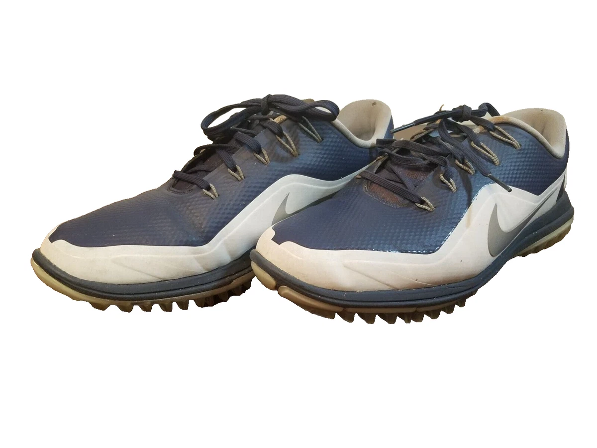Nike Lunar Lunarlon Swingtip Golf Shoes Men size 10 552078-400 Spikes  Cleats Nike Flywire Lunarlon Golf Shoes Men main image 3
