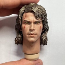 1/6 Resin Anakin Skywalker Head Carving Model Fit 12'' Action Figure