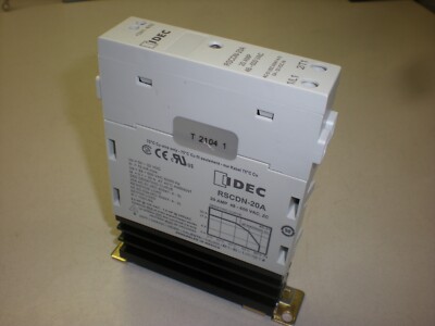 Idec RSCDN-20A Solid State Relay - 4-32VDC Coil - 20A - 48-600 VAC - Tests OK