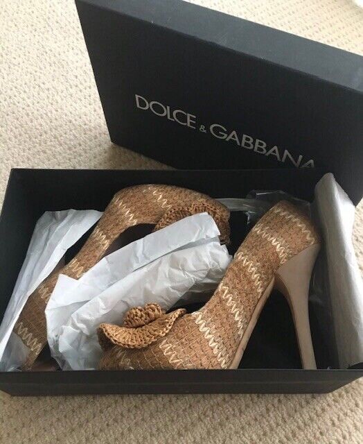 Dolce Gabbana Shoes Pump Heels Crochet Pump Flowe… - image 5
