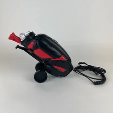 Vintage Microtel Golf Bag Pull Cart Telephone Red Black Novelty Phone Works