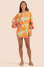TRINA TURK WOMENS PLAYA DE FLOR SWIM COVER UP TUNIC DRESS, MULTI-COLOR, NWT $152