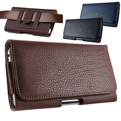 Leather Pouch Case Belt Clip Cover For Samsung Galaxy S25 Plus/Ultra S25 FE/EDGE