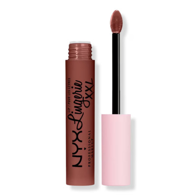 NYX Lip Lingerie XXL Matte Liquid Lipstick Low Cut Warm Brown Vegan 16HR