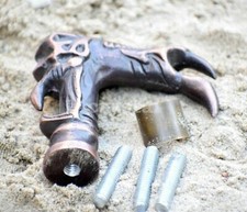 VINATGE STYLE HANDLE SOLID ALUMINIUM SKULL HEAD ONLY HANDLE FOR WALKING CANE