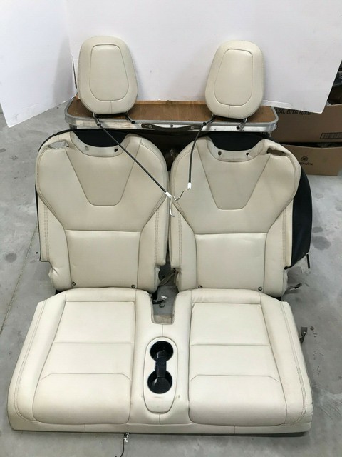 Tesla Model X Third 3rd Row Seat Back Rh Right Cushion Black