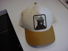 unused,unworn licensed SMOKEY BEAR SNAPBACK HAT one size fits all
