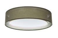 Deckenlampe Stoff Schirm Rund GrüN Schlafzimmer E27 Ø60 Cm Deckenleuchte Flur