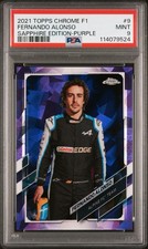 2021 Topps Chrome Sapphire Edition Formula 1 Racing Cards Checklist & Odds 26