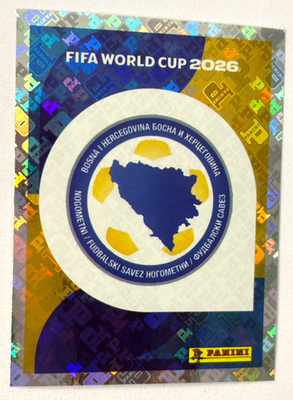 2026 FIFA WC USA Panini Sticker #109 BIH 1 BOSNIA - H. SHIELD