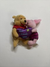 1999 Disney Store- Winnie The Pooh/Piglet Friendship Mini Bean Bag Plush- 8  Toy