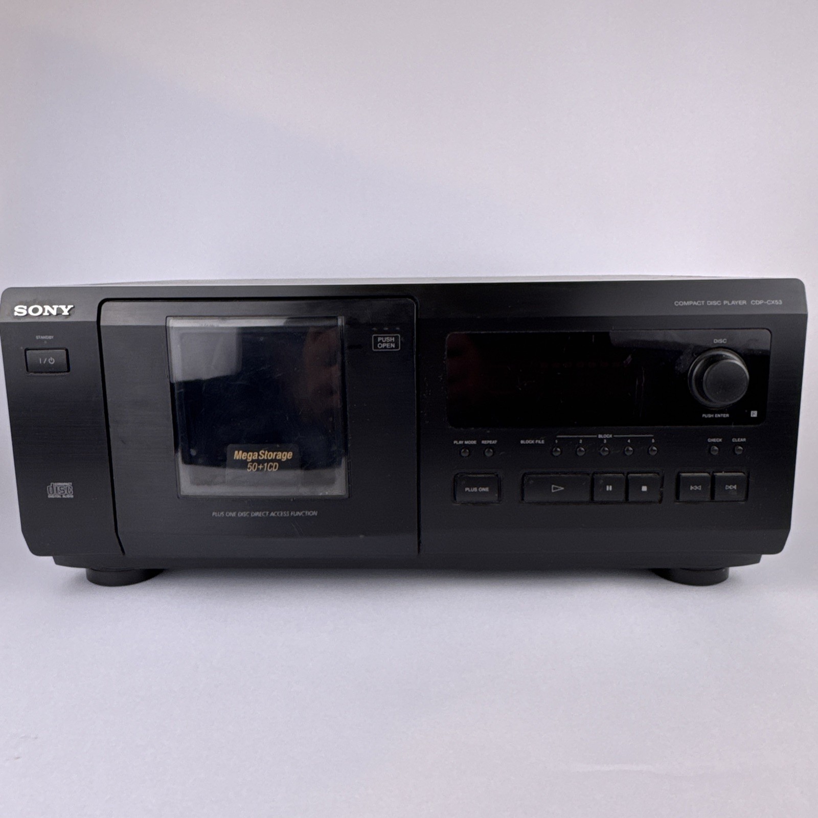 Sony CDP-CX53 Mega Storage 50 +1 Disc CD Player Changer Tested Works ...
