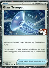 Glass Trumpet Promo League & Championship Cards 135/142 NM Reverse Holo - Pokemo