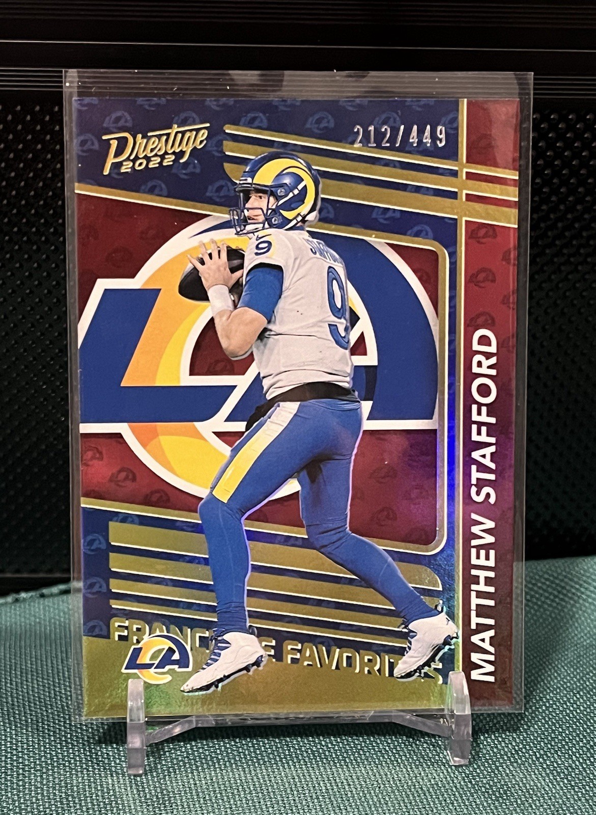 2022 Prestige - Franchise Favorites Matthew Stafford #FF-2  Xtra Points Red /449
