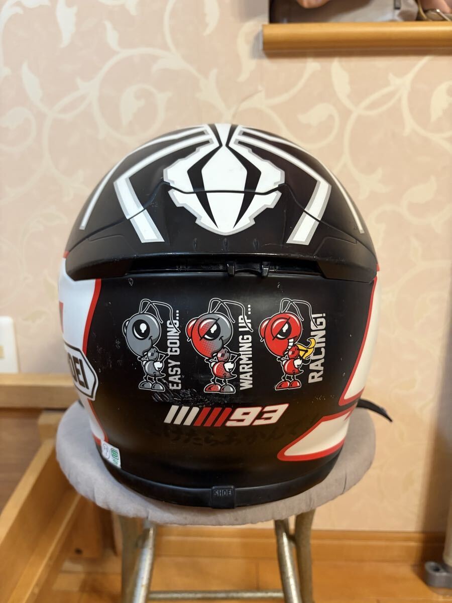 SHOEI Z-7 Marquez Motorcycle Helmet Size M Full Face Racing Japan