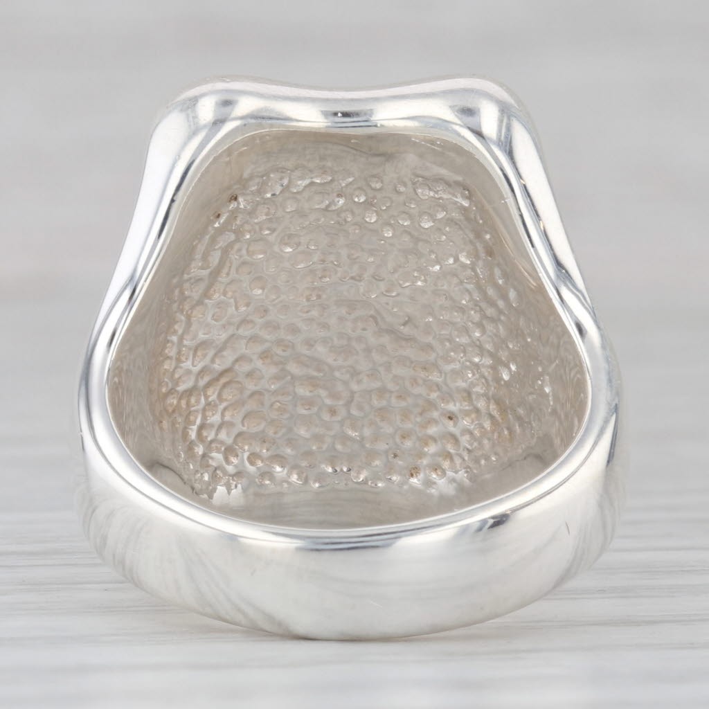 Concave Contoured Statement Ring Sterling Silver … - image 4