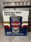 NOS Vintage Amalie Motor Oil Sign