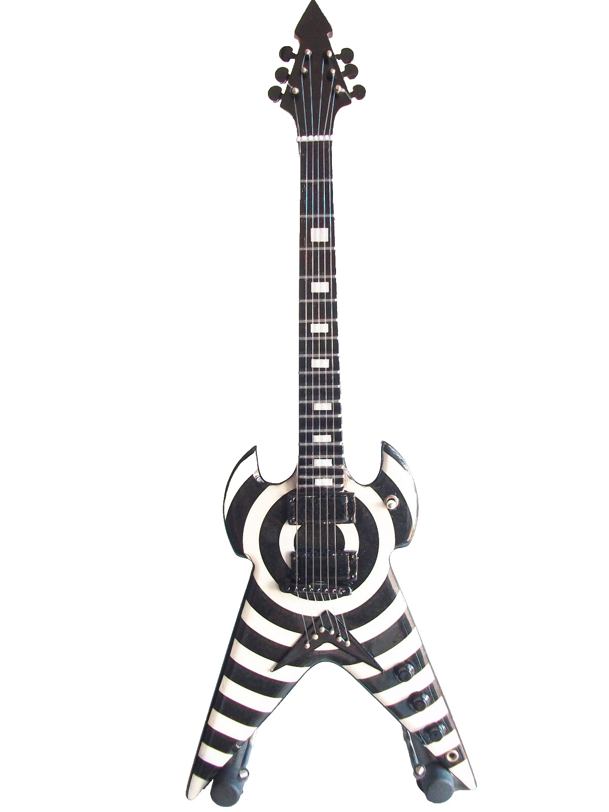 Guitare miniature Warhammer cadeau idéal pour fan de Zakk Wylde et Metal