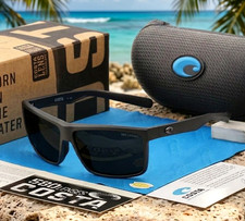 Costa Rinconcito 580p Polarized Sunglasses Black/Black New In Box