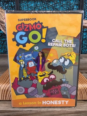 Superbook Gizmo Go! Call the Repair Bots: A Lesson In Honesty DVD 2021 FAITH NEW