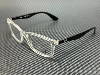 RAY BAN RX7047 5943 Clear Square 54 mm Unisex Eyeglasses