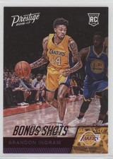 2016-17 Panini Prestige Rookies Bonus Shots Red 2/75 Brandon Ingram #152 6en