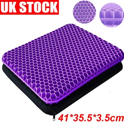 Orthopaedic Gel Seat Cushion Pain Pressure Relief Breathable Car Wheelchair Pad