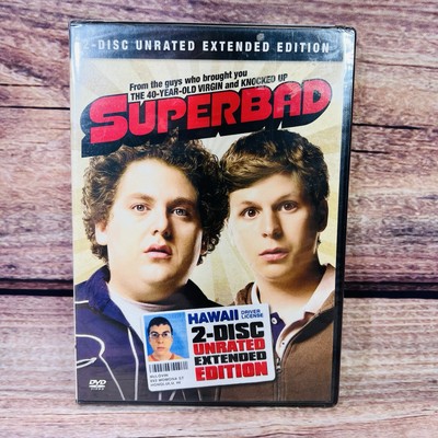 Superbad DVD Comedy 2 Disc Unrated Extended Edition - BRAND NEW SEALED
