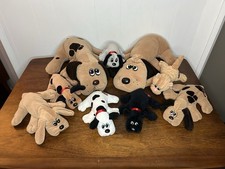 Vintage Pound Puppies 1985 Large And Small Tonka Plush Lot