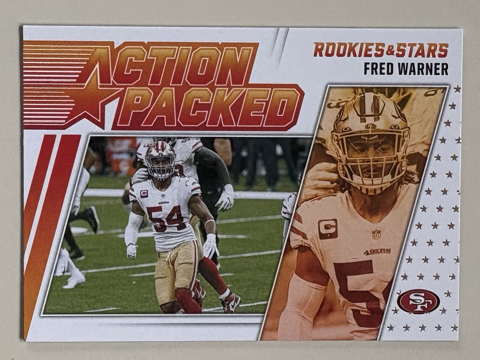 2021 Panini Rookies & Stars - Action Packed Fred Warner #AP-13