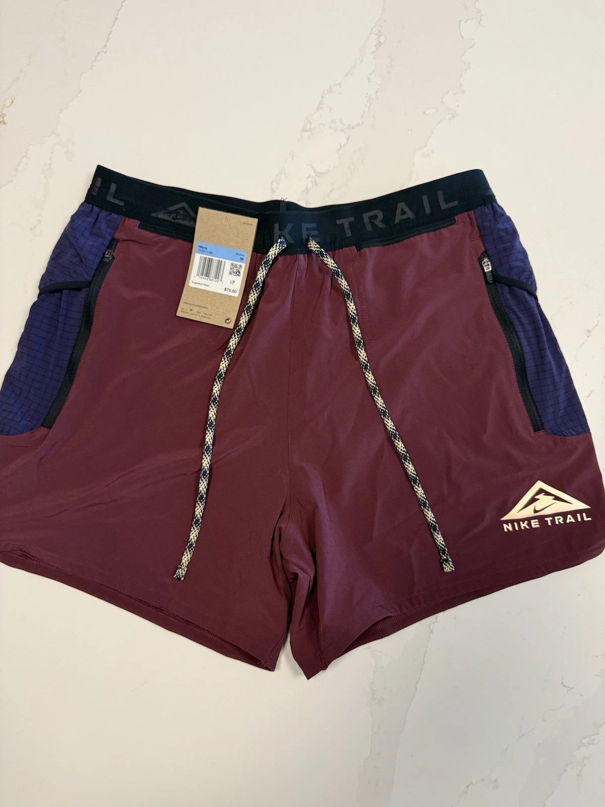 Rare Nike Dry Fit 5 Inch Trail Run Shorts Size Medium