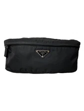 PRADA Waist Bag Nylon BLK Solid 2VL034