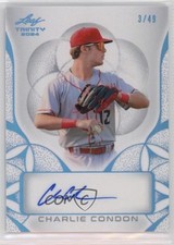 2024 Leaf Trinity Platinum /49 Charlie Condon #BA-CC3 Auto 9cf