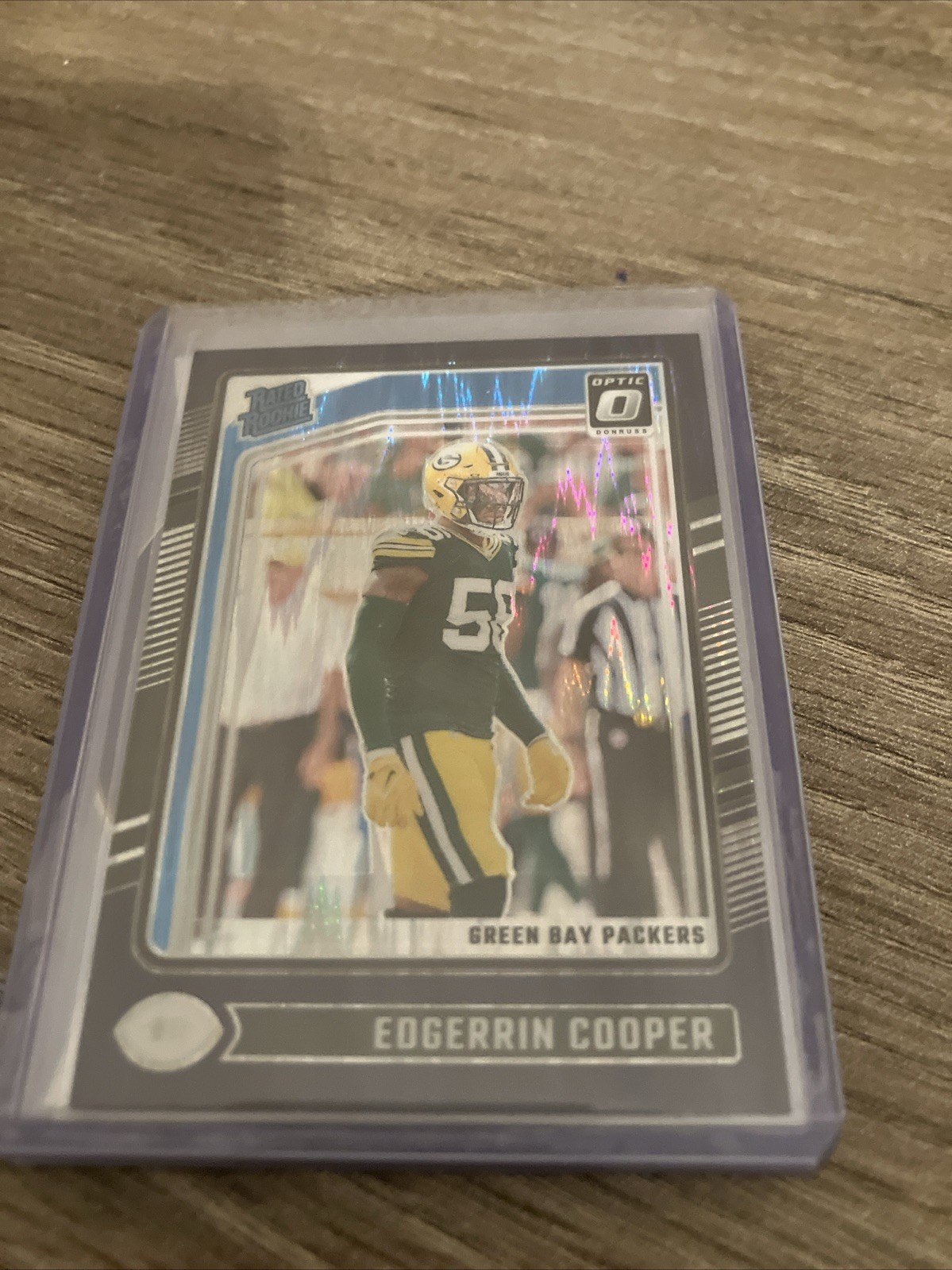 2024 Panini Donruss Optic Edgerrin Cooper Purple Shock Rated Rookie (RC) #231
