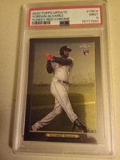 2020 Topps Chrome Update RED TURKEY Yordan Alvarez #TRC-6 Graded PSA 9 Mint