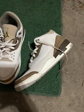 Air Jordan 3 Beige Brown Elephant Print Leath...