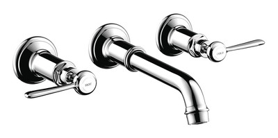 Axor Montreux 3-Loch Waschtischarmatur Hebelgriff Unterputz - Chrom - 16534000