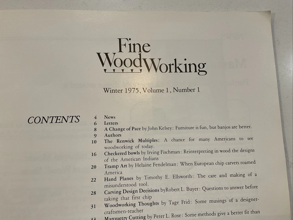 Fine Woodworking Premier Magazine Issues #1-238 (1975-2014) Complete Set Foto 2 de 4