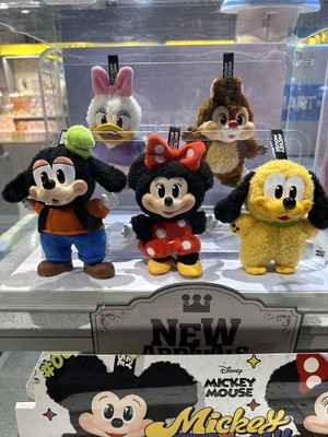 New Pop Mart Disney Mickey Family Cute Together Keychain Blind Box