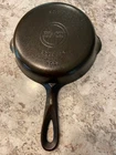 2 Vintage Cast Iron Skillets Griswold & Brighton Good Condition