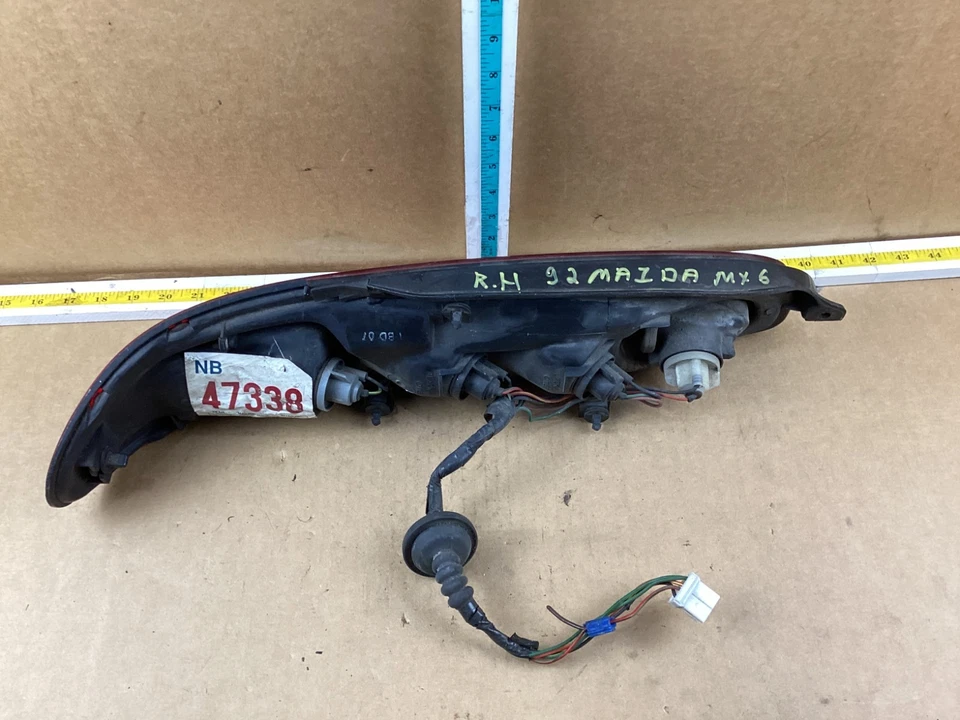 1993-1997 Mazda MX-6 Rear Right Passenger Side Tail Light Assembly - Image 4 of 4