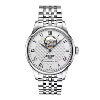 Tissot Le Locle Powermatic 80 Open Heart 39.3 MM Auto Watch T006.407.11.033.02